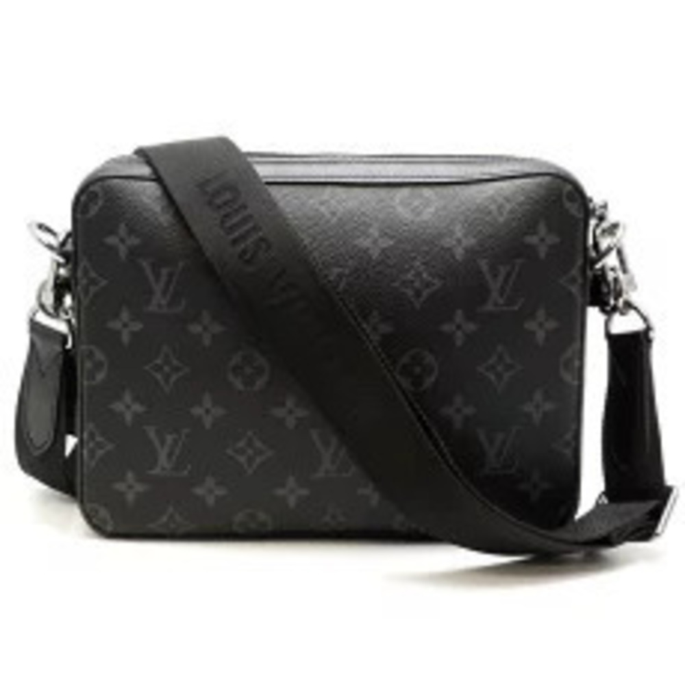 Louis Vuitton Shoulder Eclipse Bag Messenger Black Trio Monogram Black